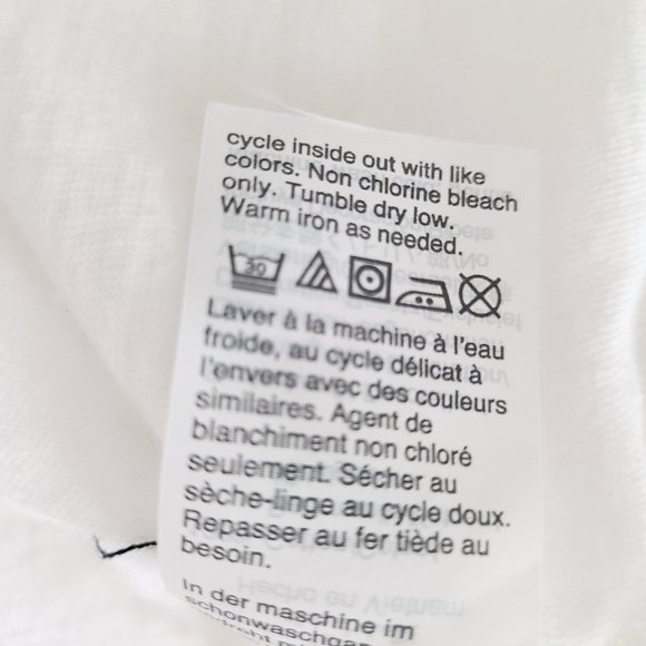 J. Crew Heart Lake Flocked Graphic T-Shirt - Picture 7 of 7